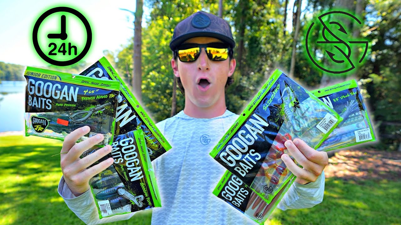 Fishing With ONLY Googan Baits For 24 Hours (Insane Results)