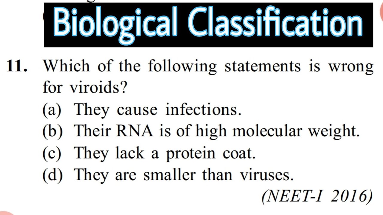 Biological Classification MCQ For NEET 2025 - Chapter Wise Biology (2)