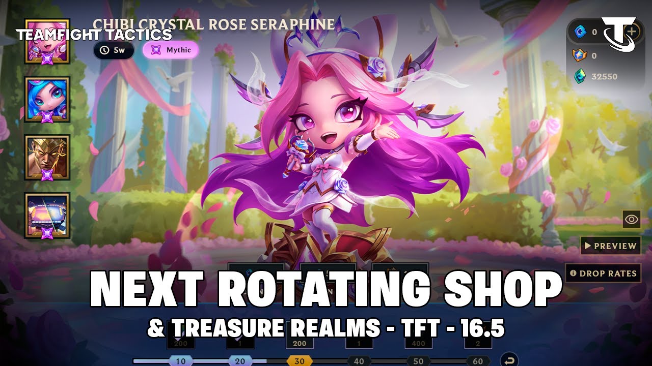 NEW ROTATING SHOP & TREASURE REALMS | TFT 16.5