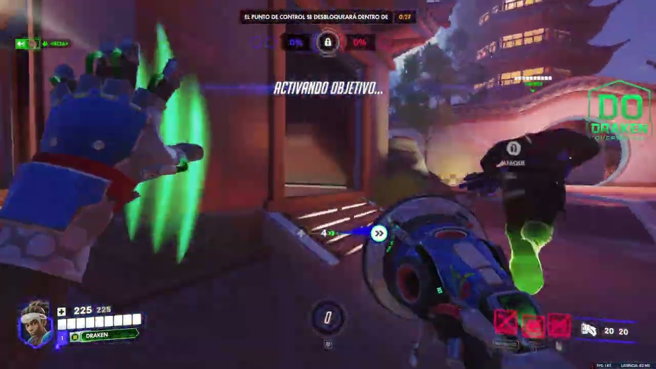 OVERWATCH MIZUKI ESTA QUE ARDE #overwatch2 #viralvideo