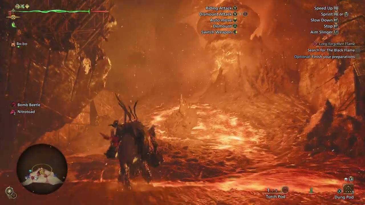 『モンスターハンター ワイルド』の「忘れられた炎」クエストで黒炎を見つける方法