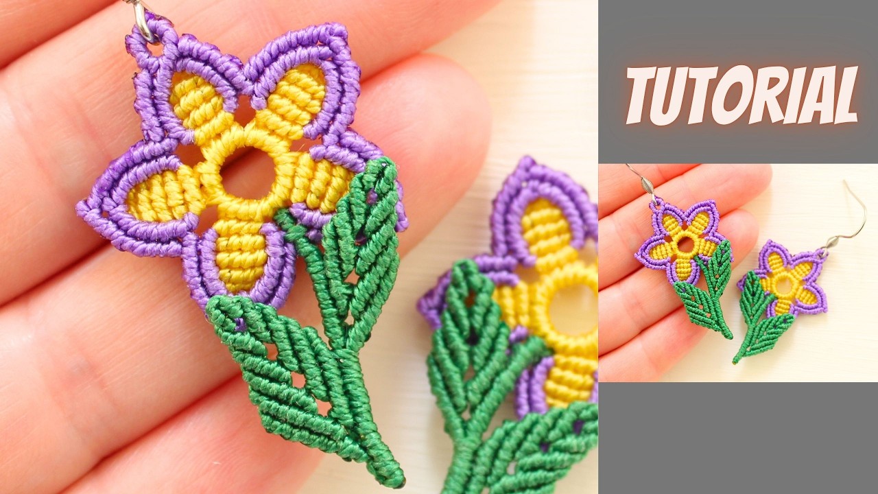 How to Make Adorable Macrame Flowers for Spring!