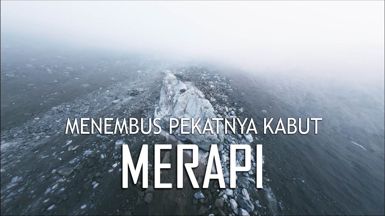 SISI GELAP MERAPI | PERJUANGAN MENEMBUS PEKATNYA AWAN | DRONE HAMPIR CRASH!!