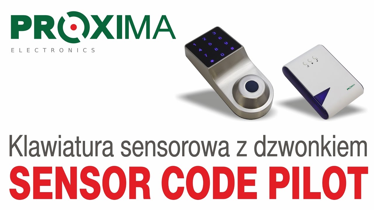 Sensor Code Pilot - Klawiatura sensorowa z dzwonkiem firmy Proxima