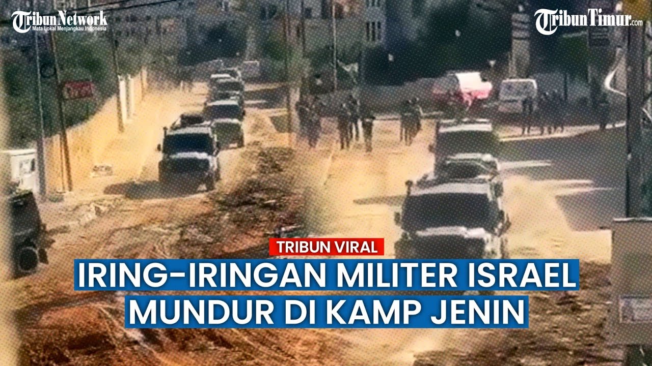 Israel Serang Jenin Saat Gencatan Senjata dengan Hamas hingga Berakhir Mundur