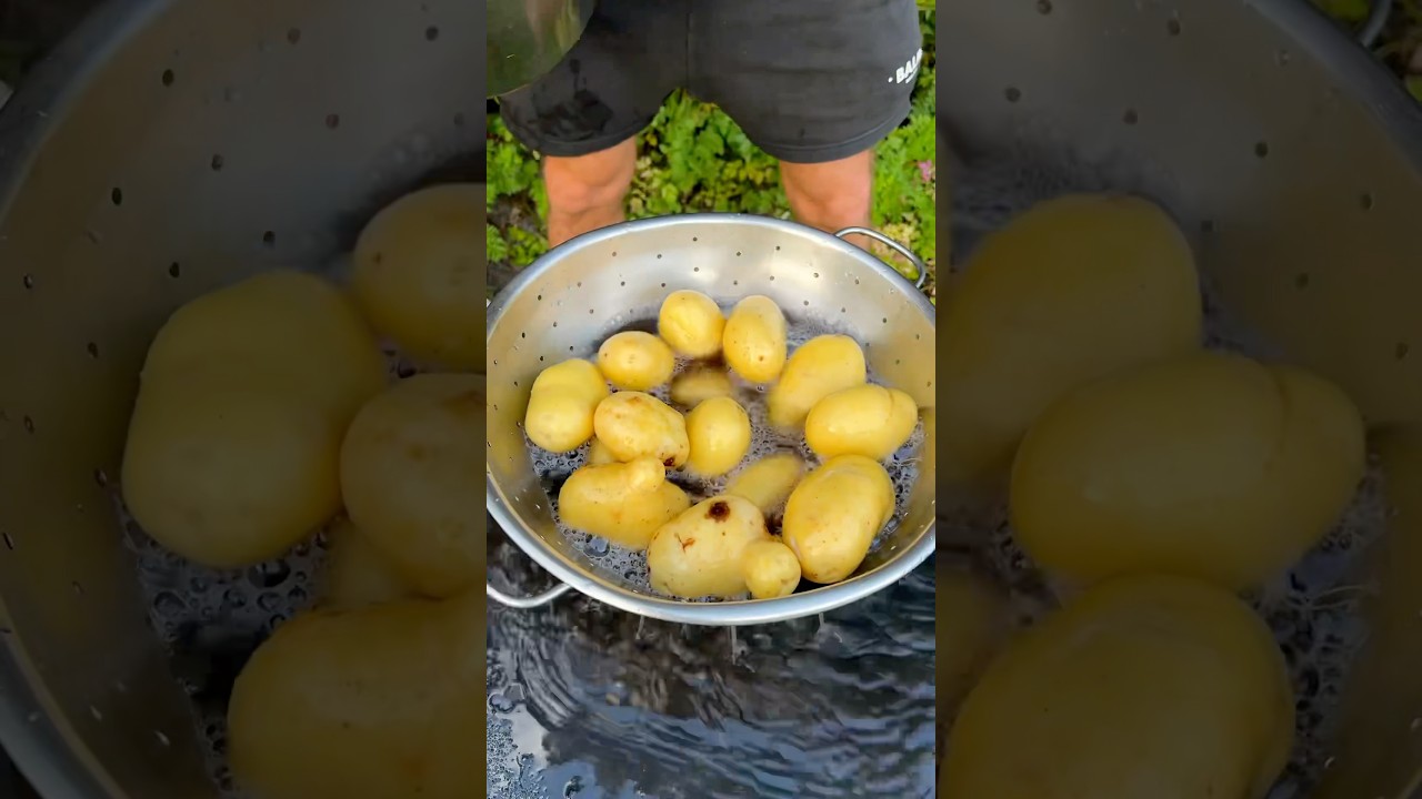 How to clean your potatoes in 30 seconds 🥔