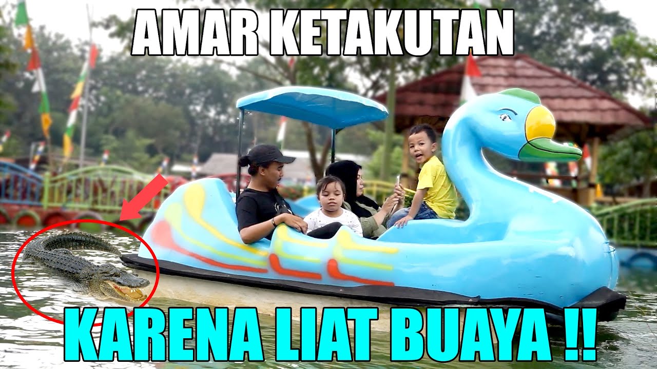 LAGI SERU NAIK PERAHU BEBEK, TERNYATA AMAR LIAT ... ??