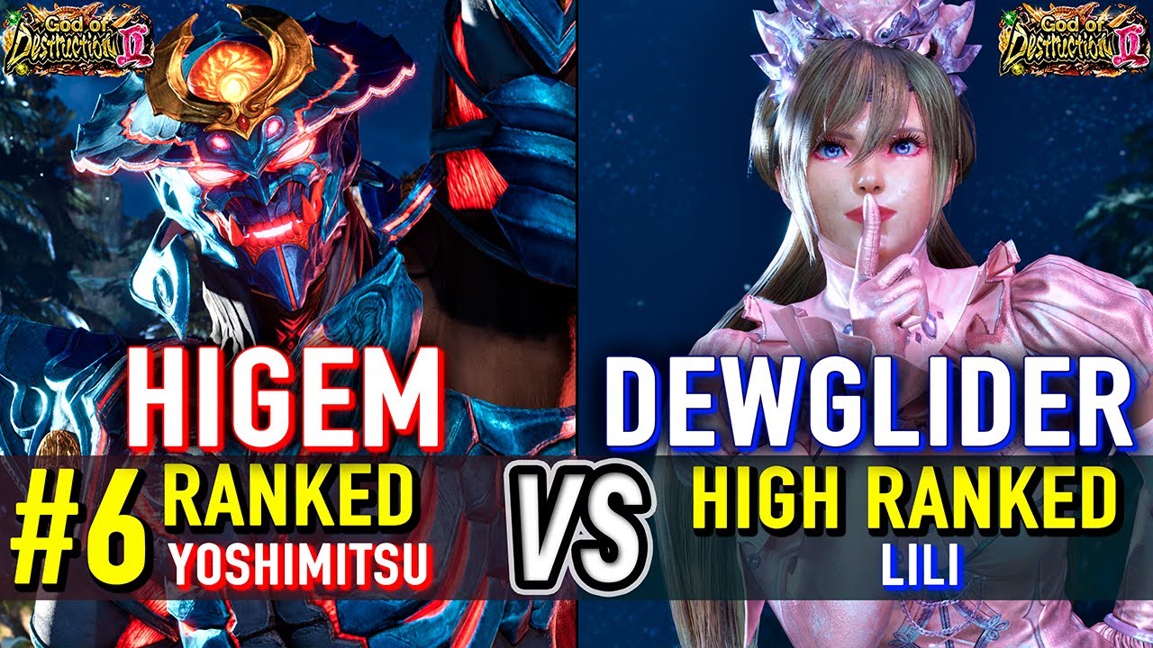 T8 🔥 HIGEM (#6 Ranked Yoshimitsu) vs DEWGLIDER (Lili) 🔥 Tekken 8 High Level Gameplay