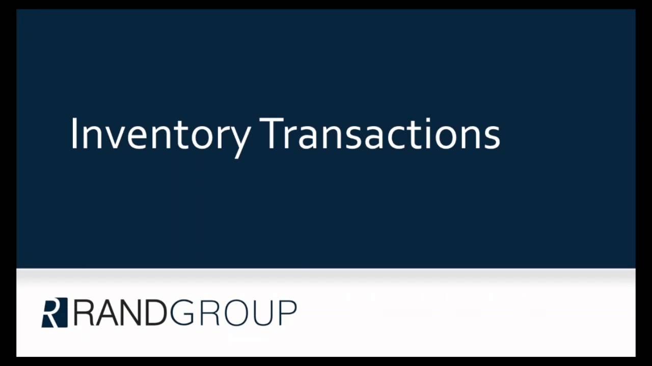 Inventory Valuation 101 in Microsoft Dynamics NAV