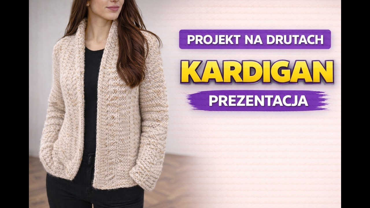 🔥Jak zrobić miękki kardigan?                                     Mój nowy projekt 🧶