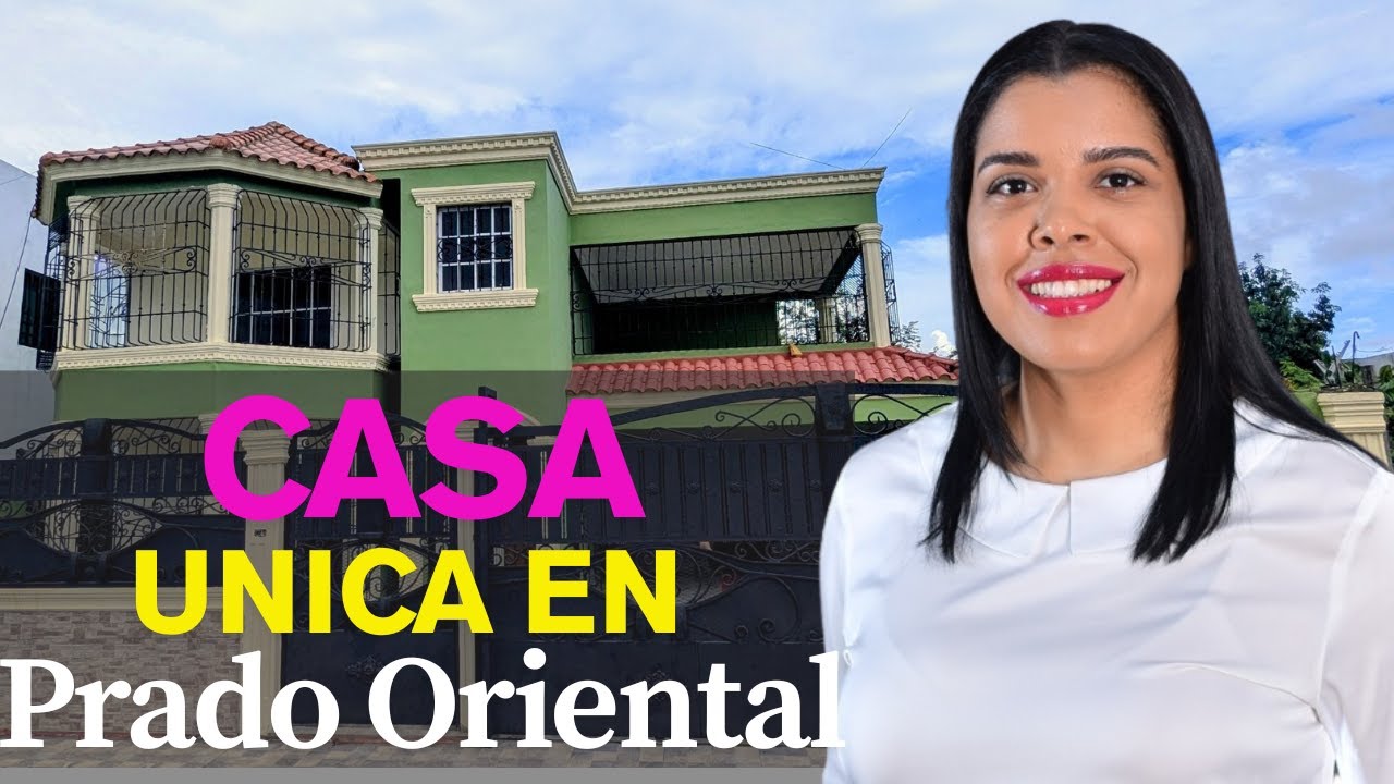 ¡AMPLIA CASA EN VENTA EN SANTO DOMINGO ESTE! 🏡  PRADO ORIENTAL