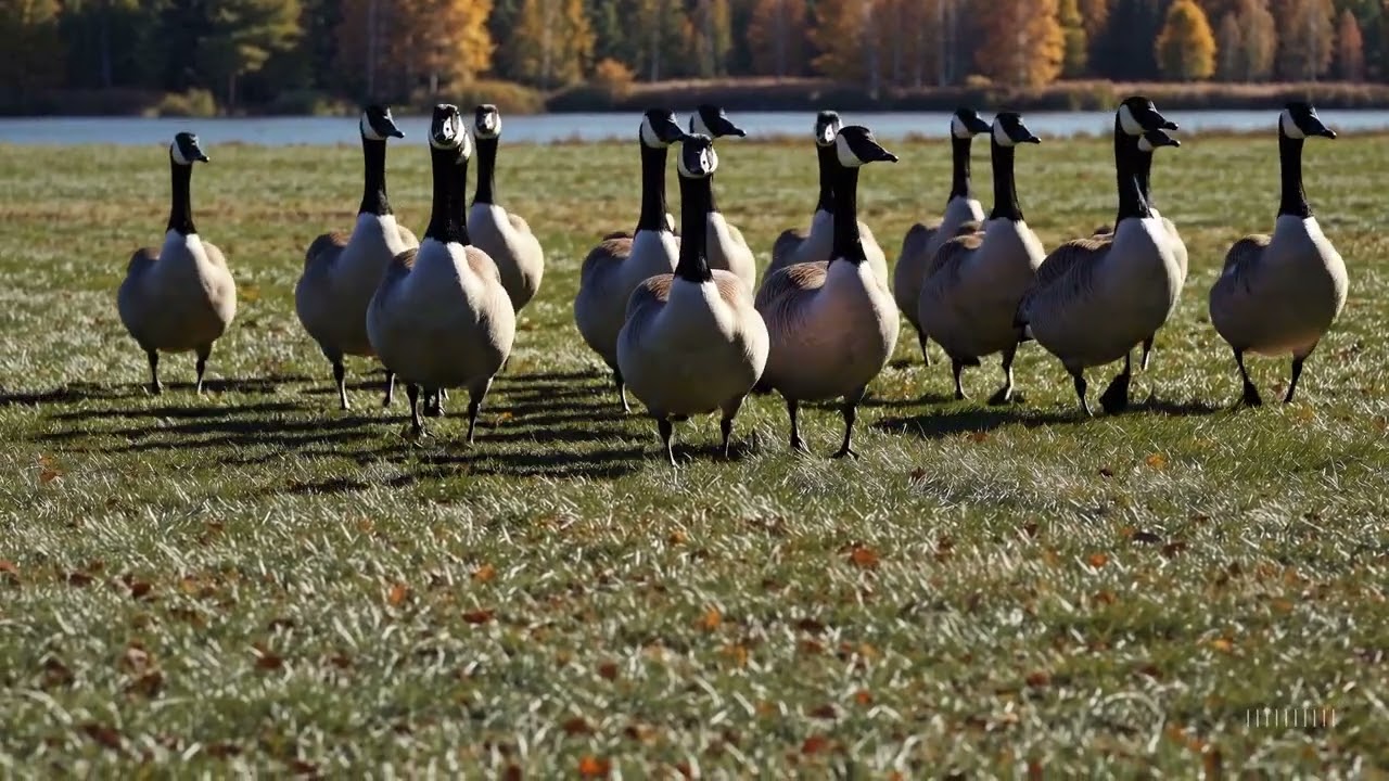 OpenAI Sora - Geese in Perfect Formation