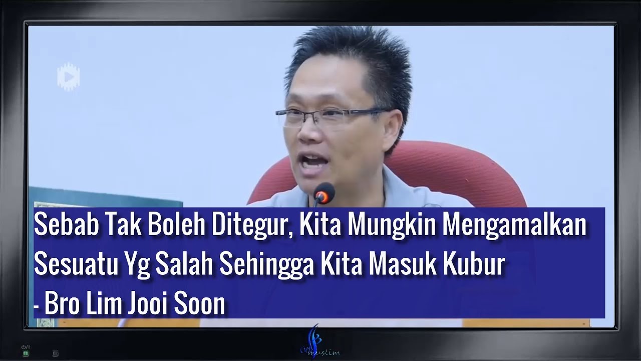 Kalau Nak Maju Dlm Islam, Sikap Ini Amat Penting - Bro Lim Jooi Soon