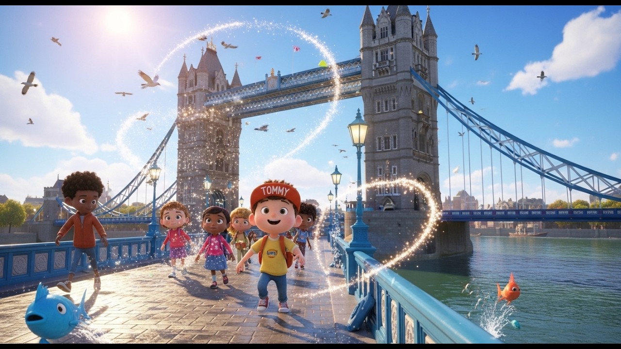 London Bridge Adventure | Falling Down Fun Kids Rhymes & Nursery Songs