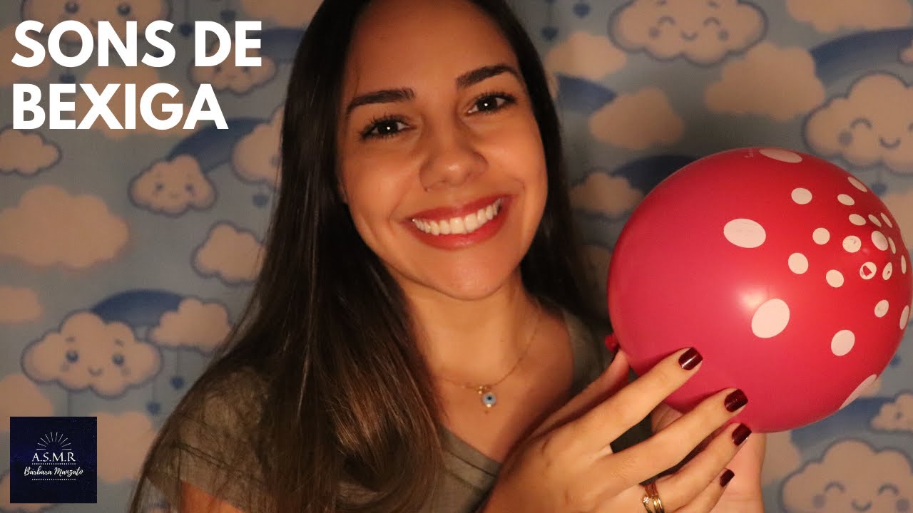 ASMR Enchendo Bexiga / ASMR Blowing Balloon