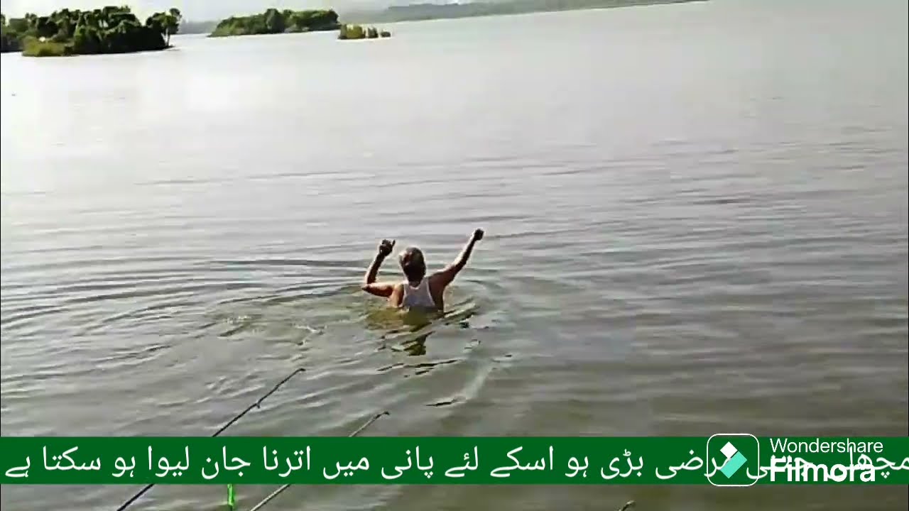 Angler Jump Into The Dam ||  Shekary Ny Dam Chalang Laga Did || Rawaldam Current Update