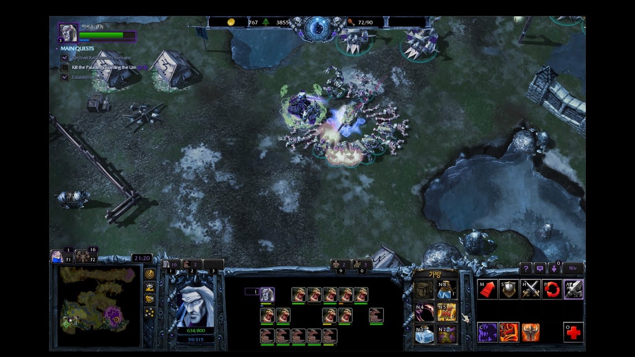Azeroth Reborn - Undead Campaign 1-2 | Warcraft 3 Campaigns in StarCraft 2