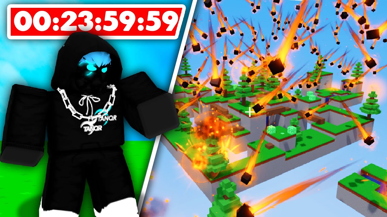 последние 24 ЧАСА Roblox Bedwars..