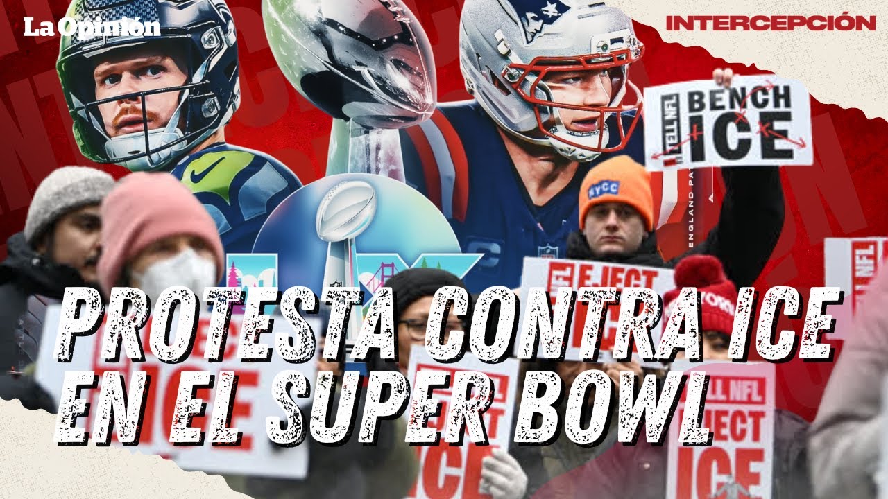EN VIVO: Marcha contra ICE en Levi's Stadium antes del Super Bowl / Intercepción