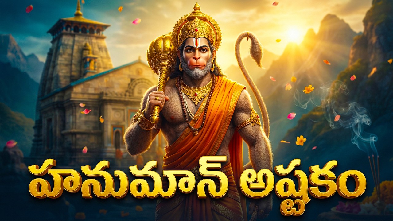 హనుమాన్ అష్టకం | Hanuman Ashtakam Telugu | Powerful Anjaneya Swamy Songs | Lord Hanuman Mantra