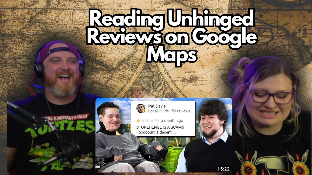 Читаю неадекватные отзывы на Google Maps @JonTronShow | HatGuy и @gnarlynikki реагируют