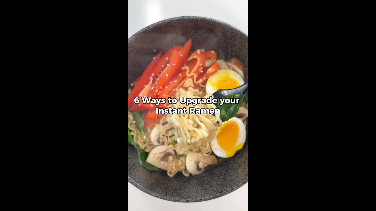 6 Easy Ways to Upgrade Instant Ramen! #shorts #budgetbytes