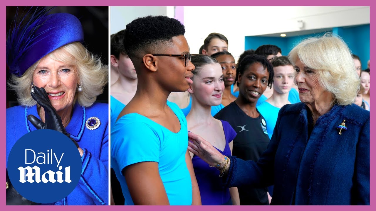 Queen Consort Camilla celebrates 100 years of ballet school