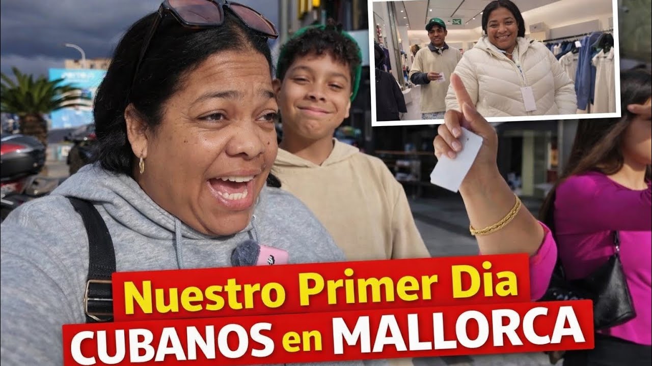 Nuestro Primer Dia en Mallorca /Cubanos en España 