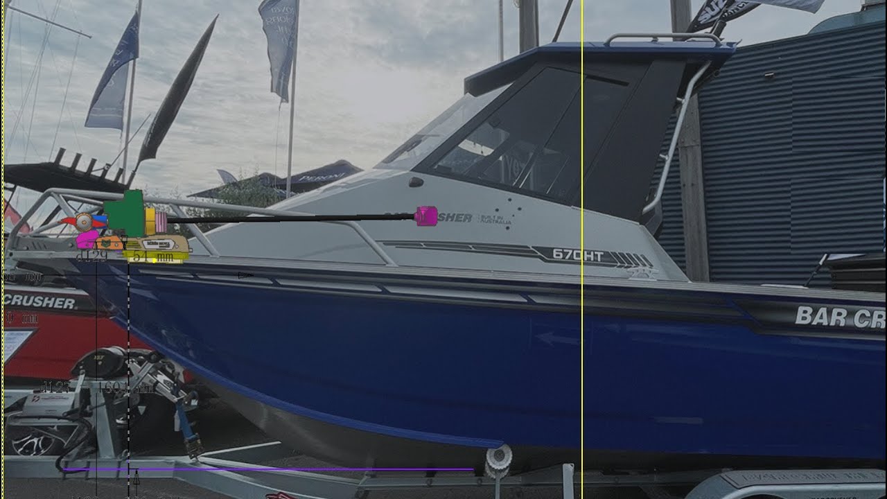 Mounting Bracket M3624UHD for Minn Kota Riptide Instinct Quest on Bar Crusher #australia #fishing