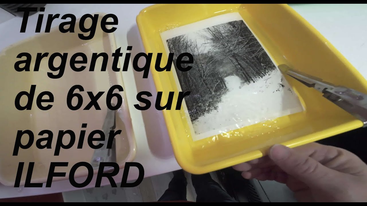 2 tirages d’après négatifs 6x6 sur papier ILFORD