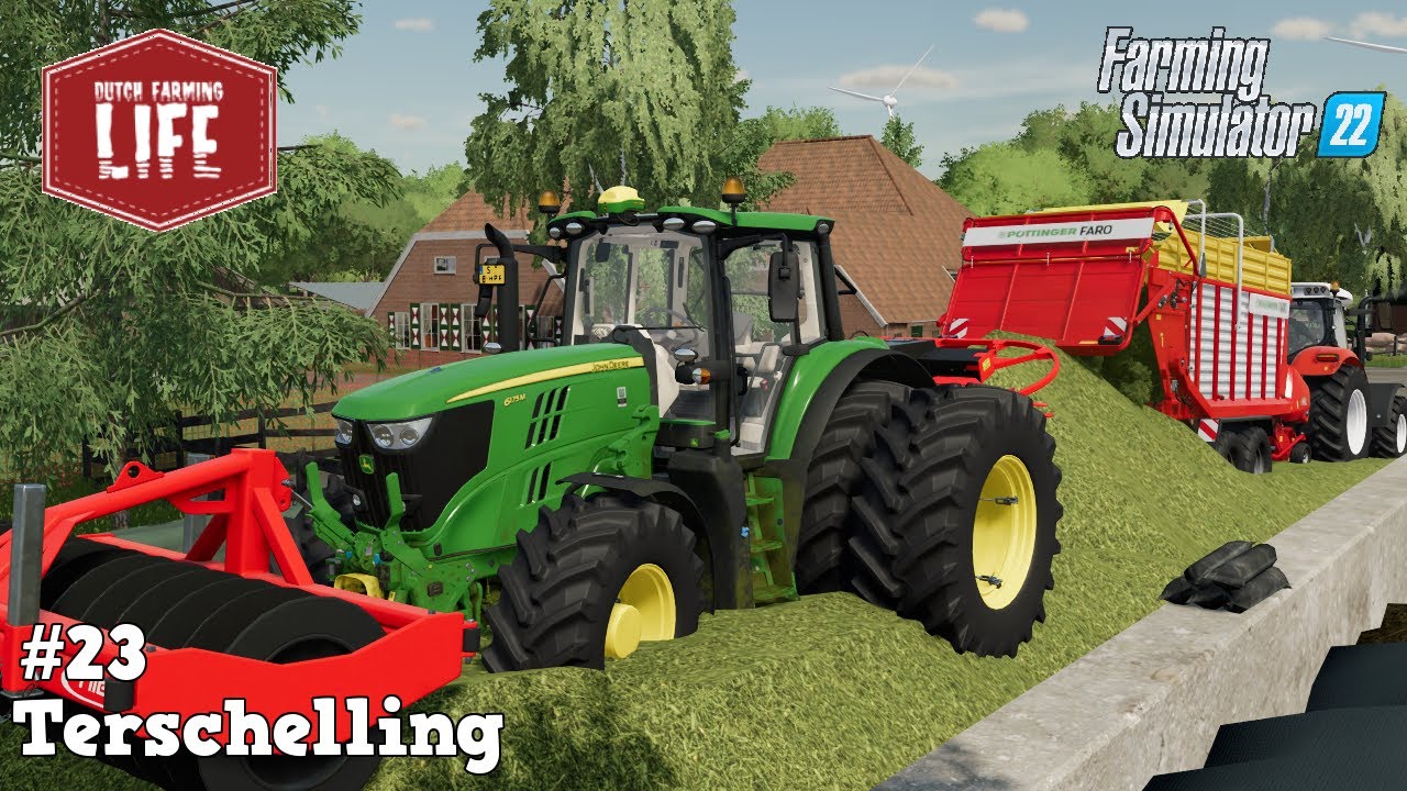 Maaien, Harken en Inkuilen Binnen één Dag | Terschelling #23 | FS22