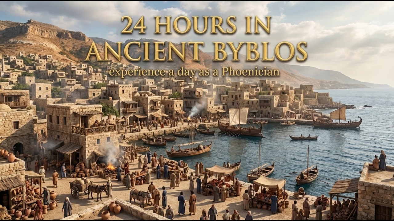 24 Hours in Ancient Byblos | A Day in the Phoenician Empire (1050 BC AI Reconstruction)
