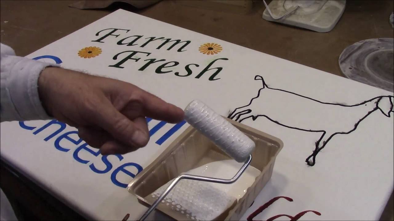 CNC Goat Milk Sign