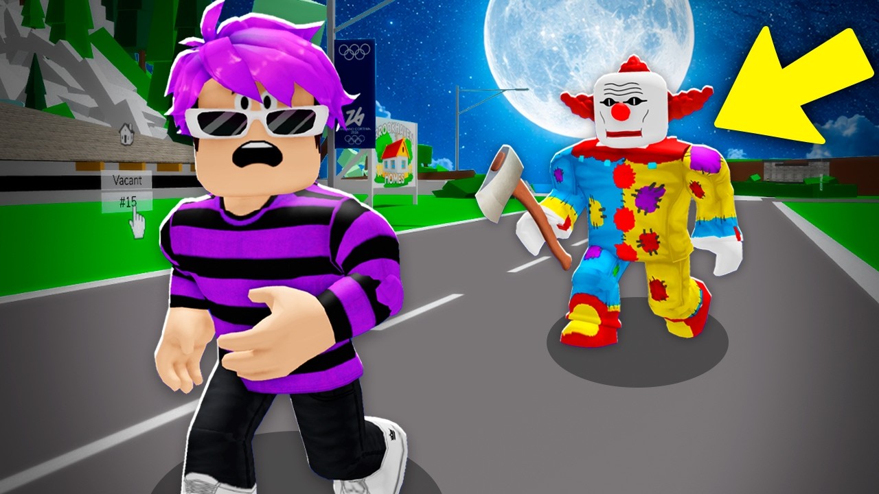 A SCARY CLOWN IS FOLLOWING ME! (Brookhaven)
