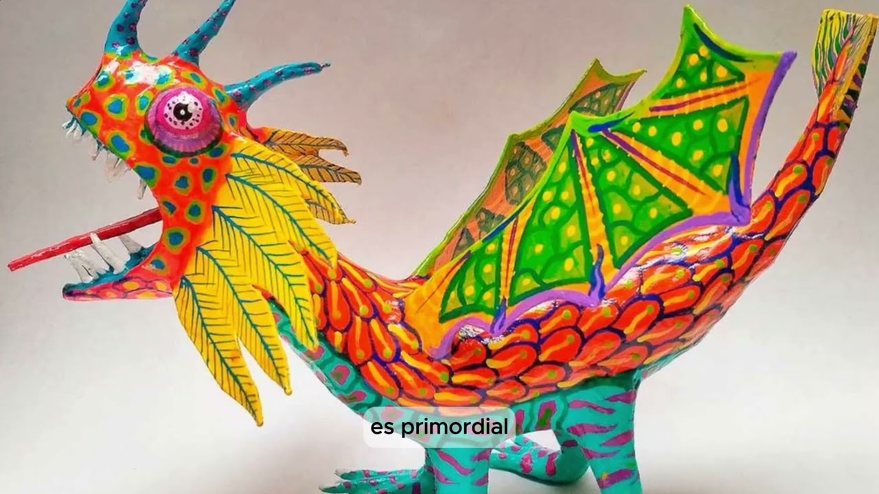 Los Alebrijes y su importancia en el dia de muertos.