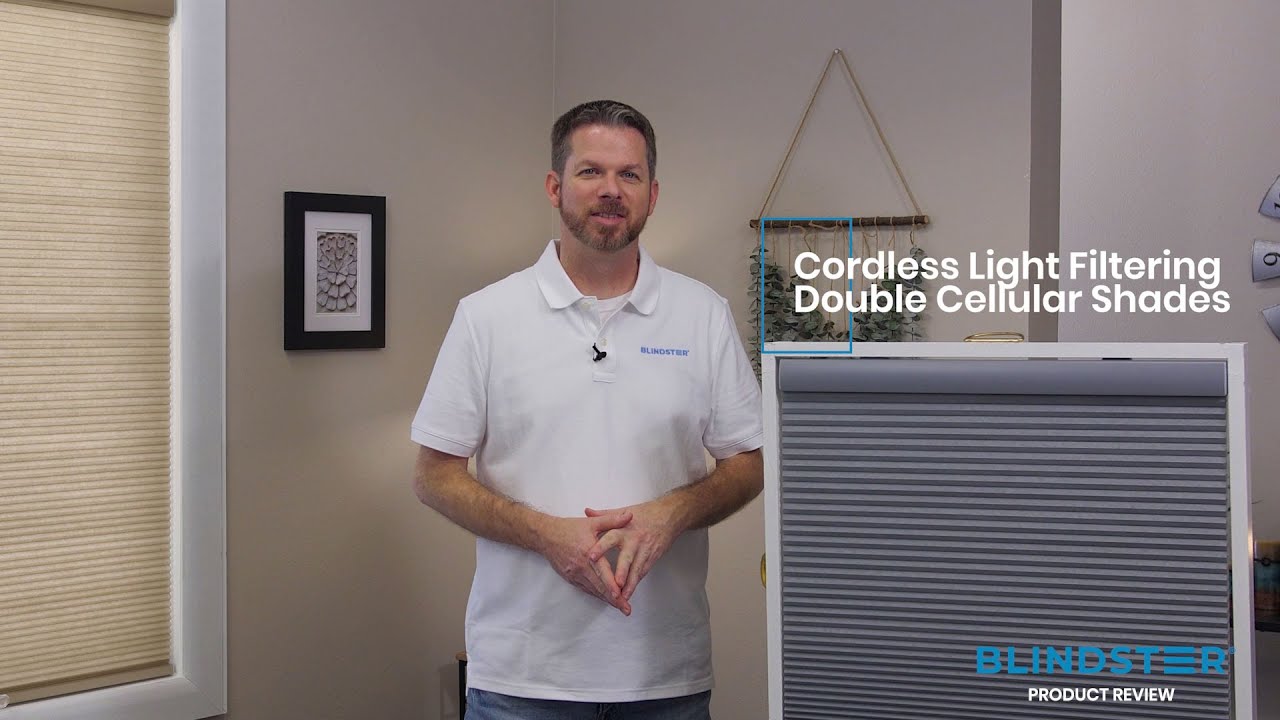Product Expert Review - Blindster Cordless Light Filtering Double Cellular Shades