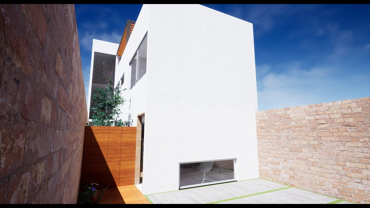 PLANO DE CASA DE 3 PISOS DE 6x20m