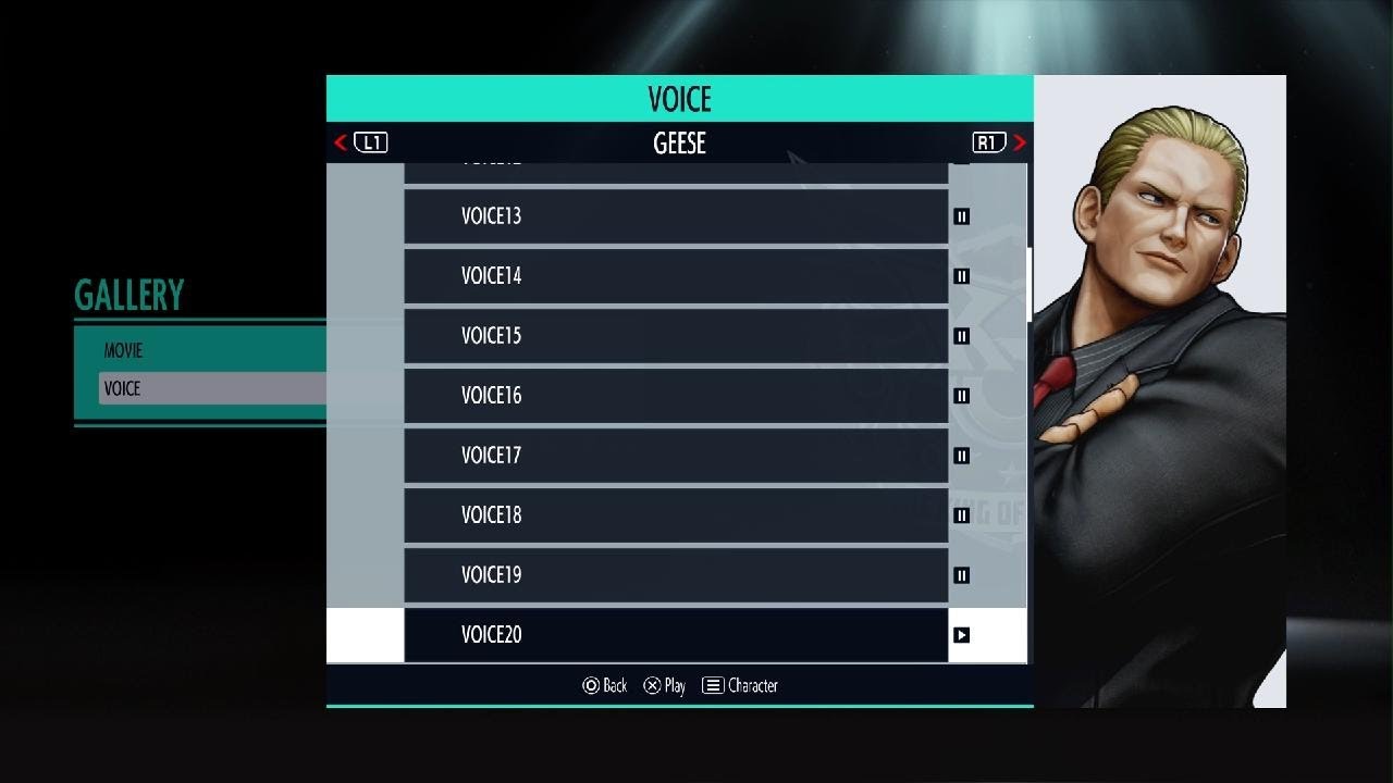Geese Howard Voice Sounds (KOFXV)