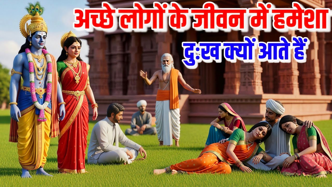 श्री कृष्ण ने बताया: अच्छे लोगों के जीवन में दुःख क्यों आते हैं | अच्छे लोगों को दुख क्यों मिलता हैं