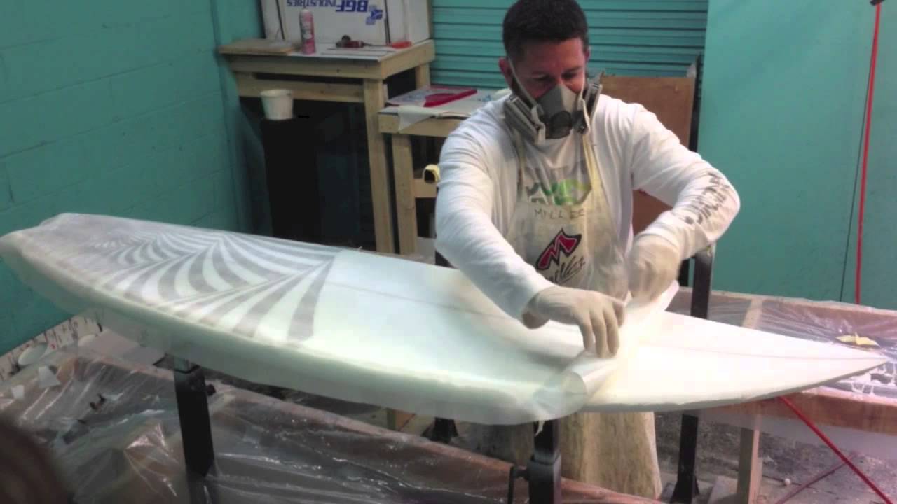Miller Surfboards Glassing 2013