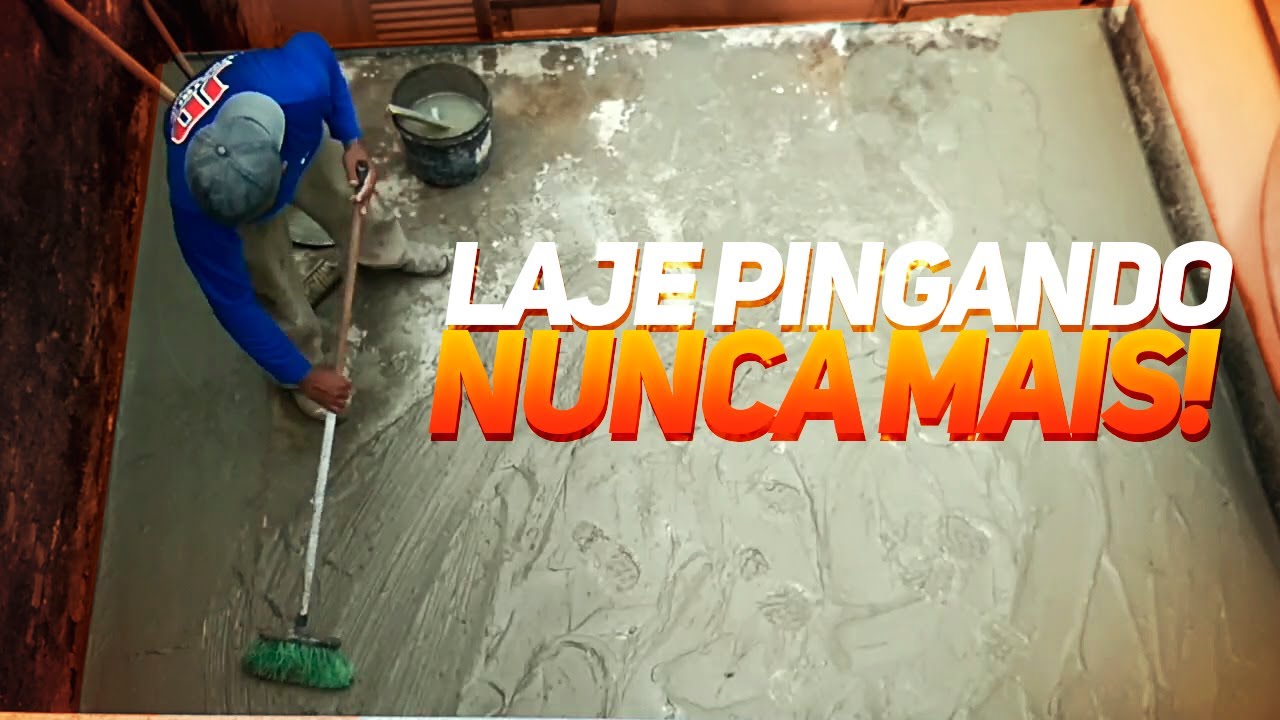 VAZAMENTO EM LAJE PORQUE NINGUÉM FAZ ISSO SÓ EU