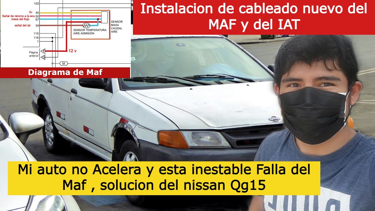 Mi Auto No acelera y esta inestable  =/  Solucion MAF   Nissan QG15 , diagramas =P