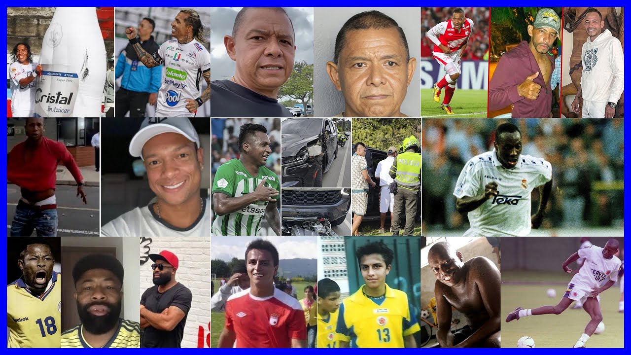 FUTBOLISTAS Colombianos que CAYERON en las DROGAS