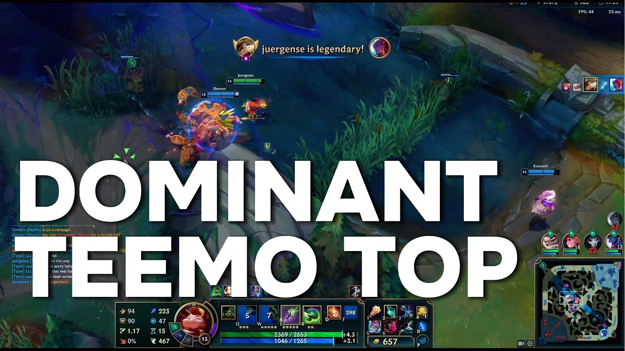 LoL Teemo Top vs Sett – Full Domination! 🍄🔥 | No Commentary
