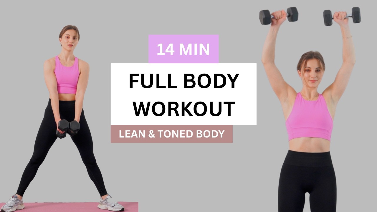 14 MIN STRENGTH TRAINING AT HOME WITH DUMBBELLS
