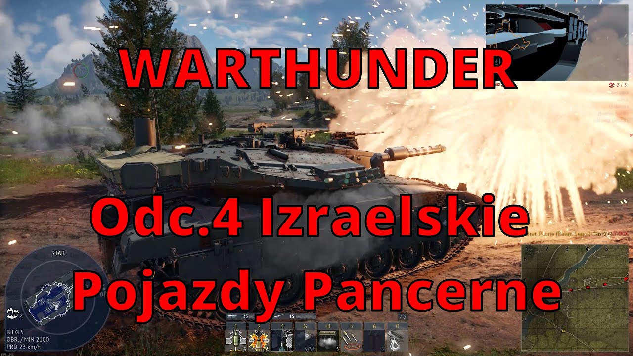 WARTHUNDER Odc.4 Izraelskie Drzewko Technologiczne Om&oacute;wienie Testy i Bitwa