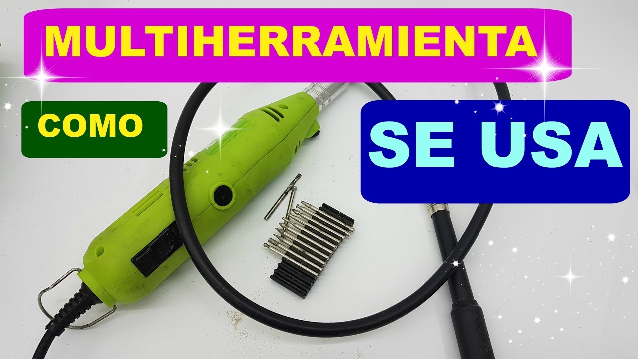Multiherramienta para grabar cristal , pulir, taladrar miniaturas, como se usa