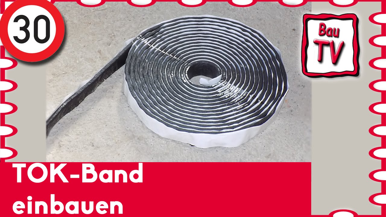 TOK-Band(Schmelzband) einbauen. Zugschwert Bau
