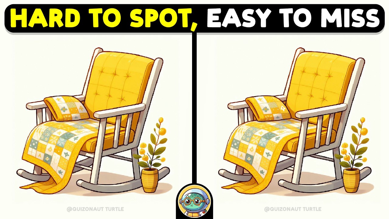 🐢🧩 Spot 3 Differences | Sharpen Your Focus 🧩🐢 | Quizonaut Turtle