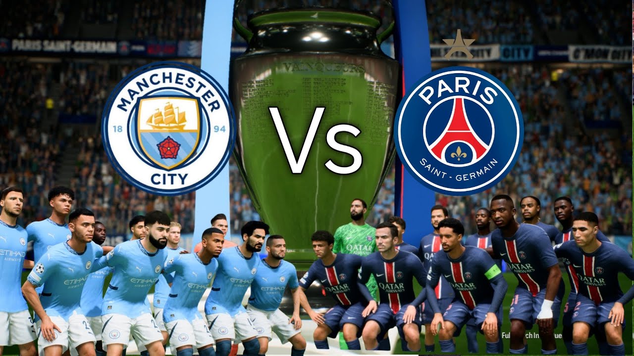 PSG vs Man city /Full match/ UEFA Champions League Final /Game play |